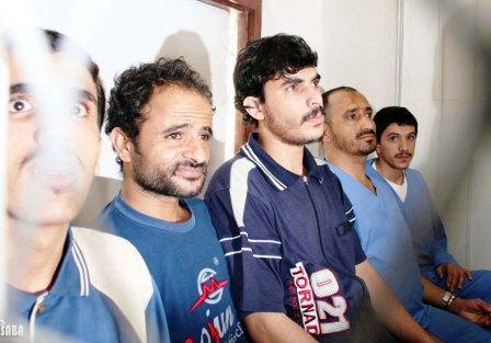 المجموعة الرابعة من عصابة بني حشيش في المحكمة أمس